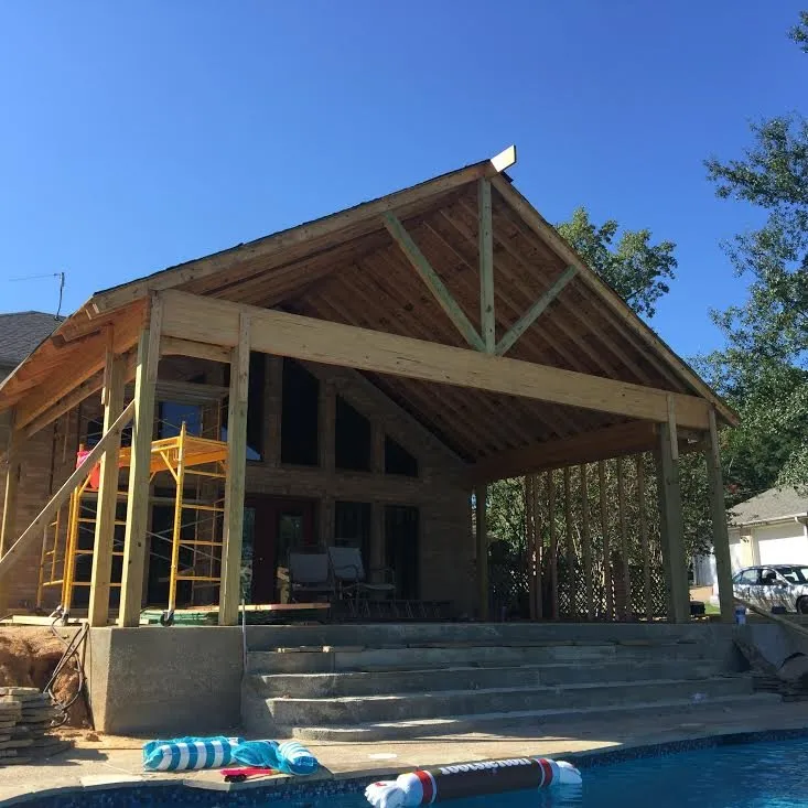 Custom landscape installation in Lindale, TX by Bernardelli Construction & Landscaping