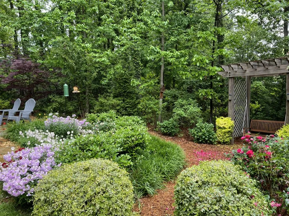 Professional garden landscaping with custom design across Atlanta, GA - Bernardo and Son
