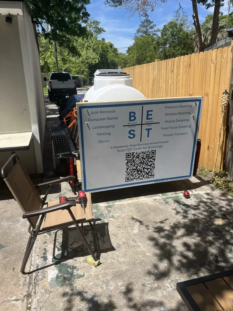 Reliable yard maintenance in Jacksonville, FL - Bernardo’s Essential Services Today