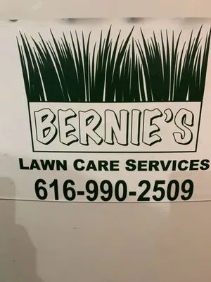 Bernie’s lawn care services Logo
