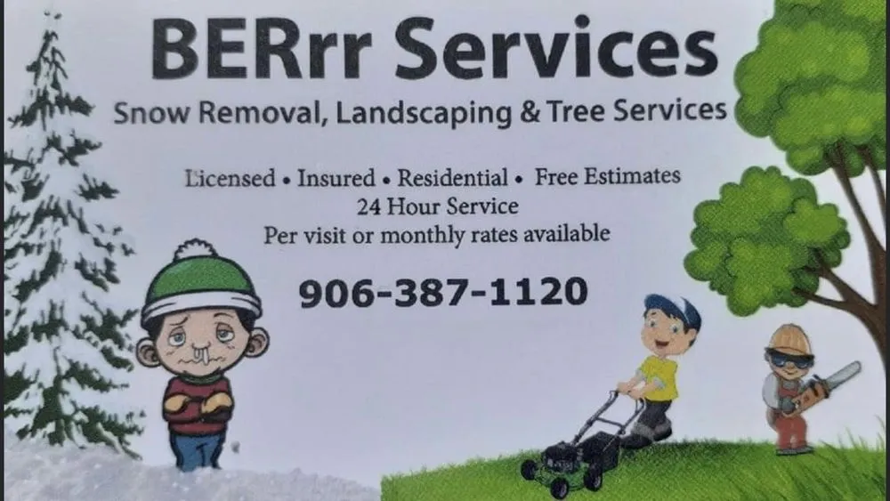 Top-rated outdoor landscaping in Munising, MI by Berrr Services