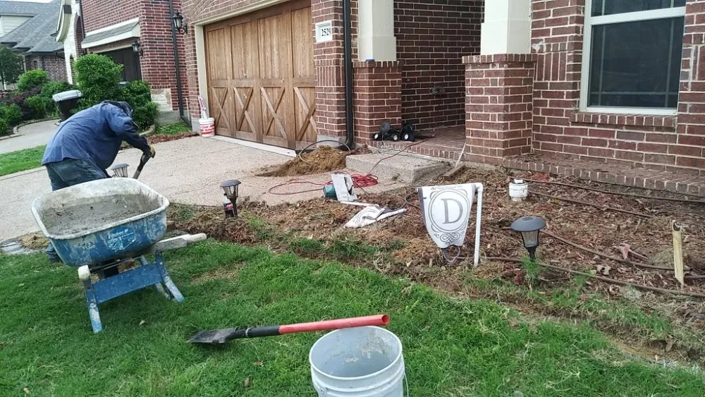 Top-rated yard cleanup service for year-round maintenance in Garland, TX by Berrum Landscape