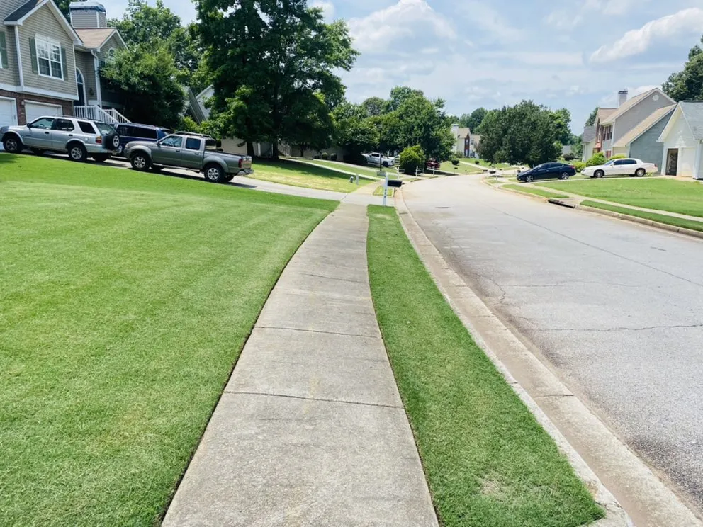 Professional lawn mowing service in McDonough, GA by Berry Good Lawn Serrvice