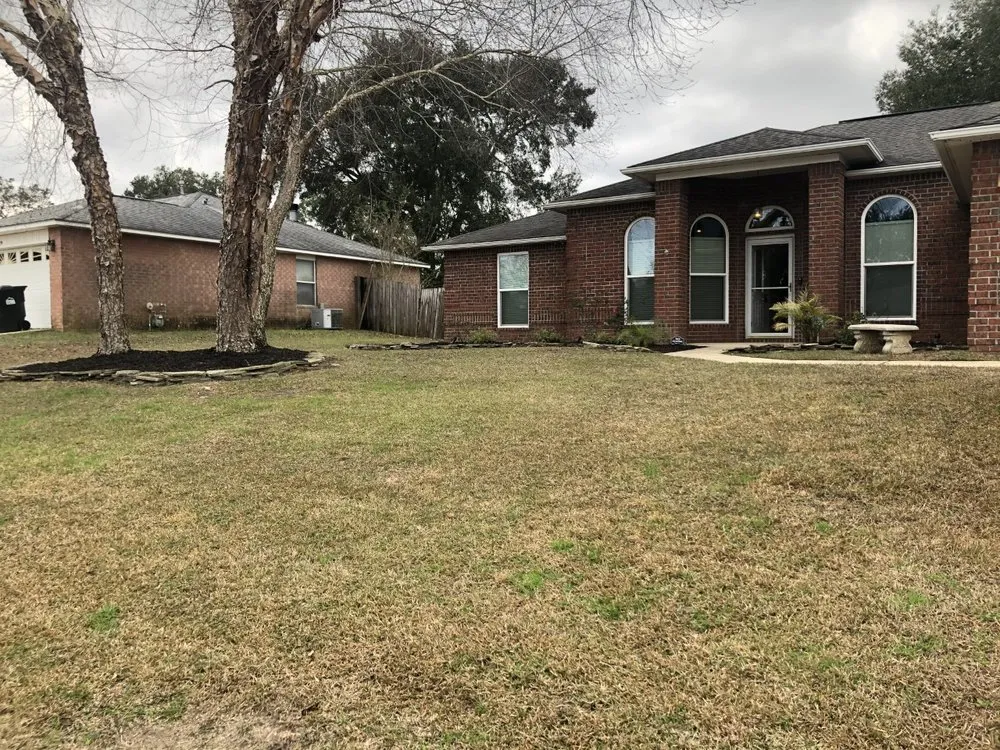 Professional residential landscaping for year-round maintenance in Pace, FL by Berrymans Lawn Care