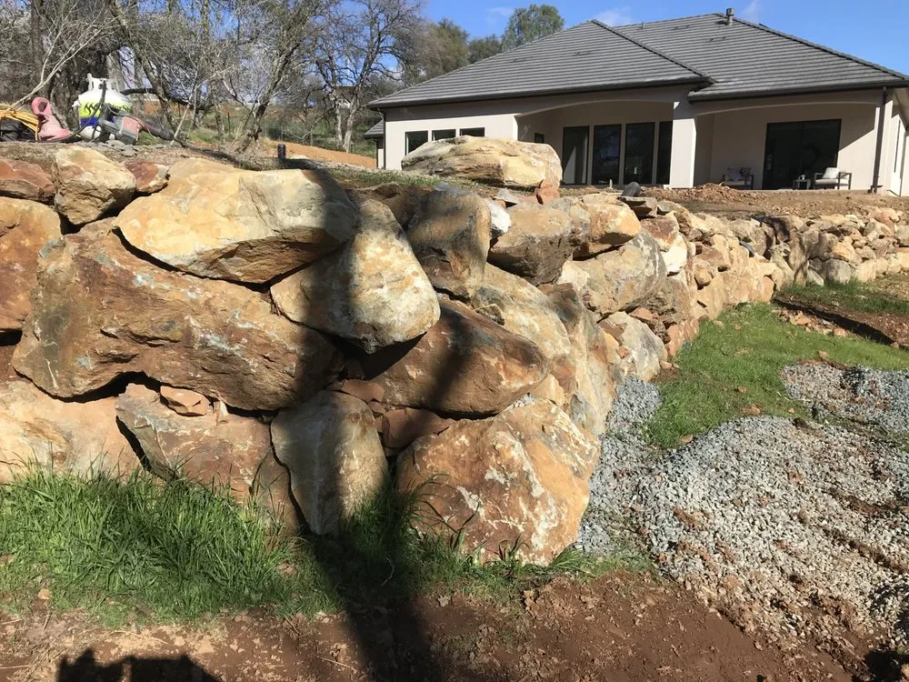 Custom outdoor landscaping for year-round maintenance in Newcastle, CA by Bertalan Landscaping