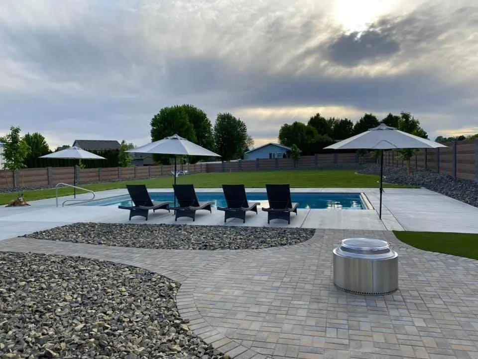 Expert residential landscaping in Kennewick, WA by Bertin’s pools and landscaping