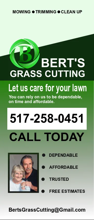 Trusted landscape installation in Jackson, MI by Bert's Grass Cutting