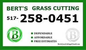 Custom landscape installation for homes in Jackson, MI by Bert's Grass Cutting