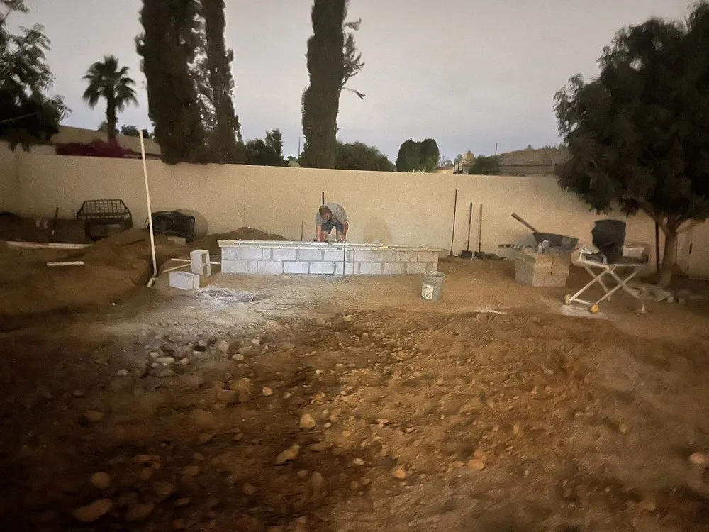 Professional yard cleanup service for residential properties in Gilbert, AZ by Best Bet Landscape