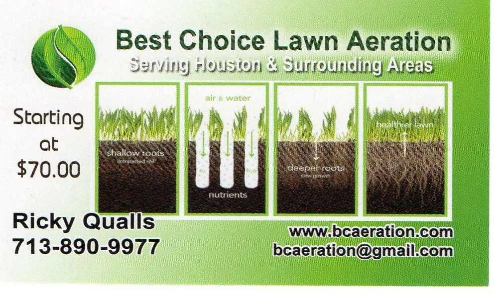 Reliable lawn care service in Jersey Village, TX by Best Choice Lawn Aeration