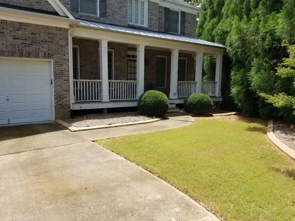 Custom garden landscaping for homes across Murrayville, GA - Best Choice Lawn Care