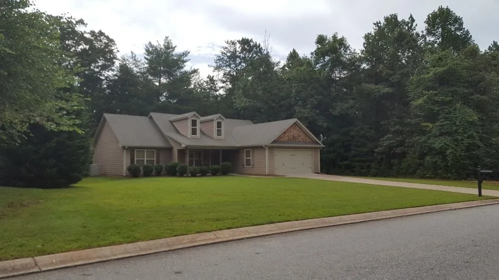 Professional garden landscaping with custom design in Murrayville, GA by Best Choice Lawn Care