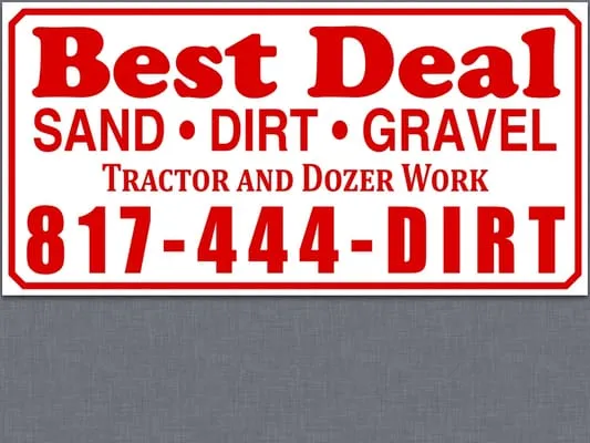 Best Deal S & Dirt & Gravel