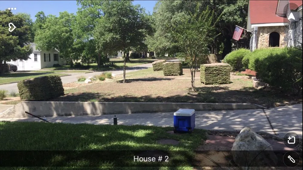 Custom landscape installation in San Antonio, TX by Best Friends HandyMan
