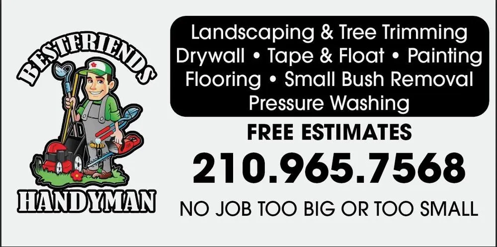 Professional lawn care service for residential properties across San Antonio, TX - Best Friends HandyMan