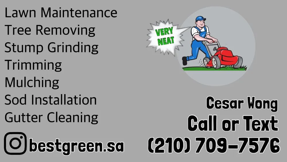 Affordable lawn mowing service in San Antonio, TX by Best Green Lawn Services