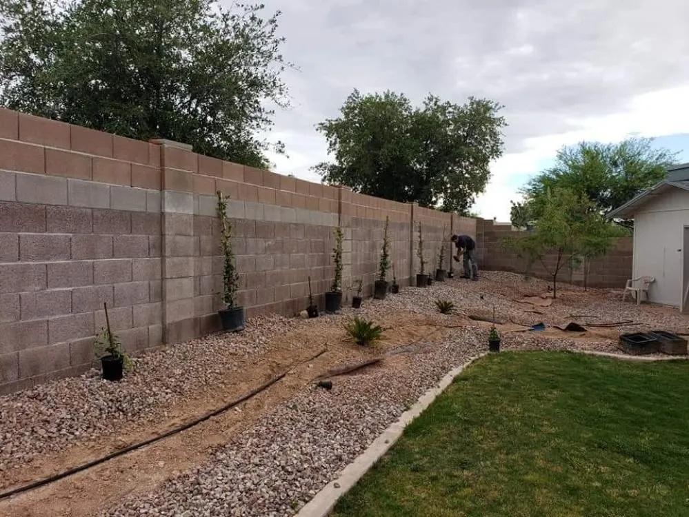 Custom lawn mowing service for homes in Marana, AZ by Best in the west