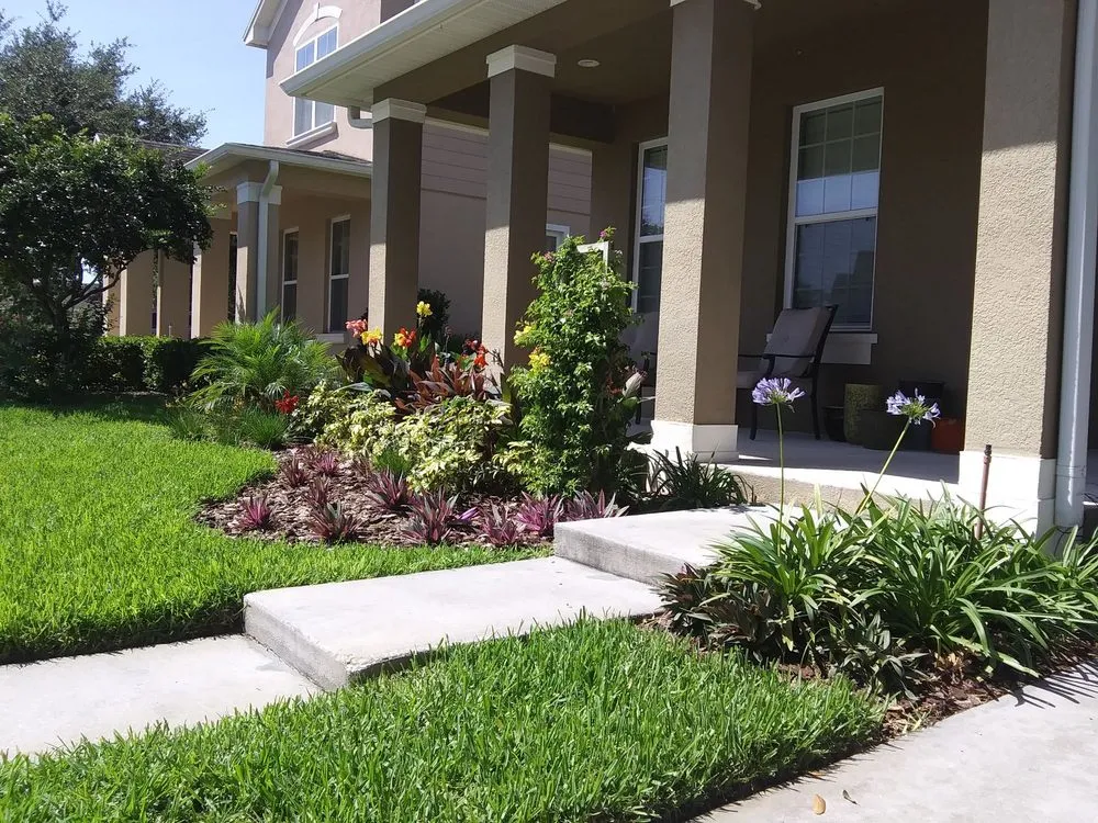 Custom landscape installation in orlando, FL by Best Landscape Services