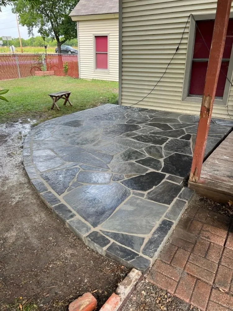 Custom garden landscaping with custom design in Ponder, TX by Best Landscapes And Solutions NTX