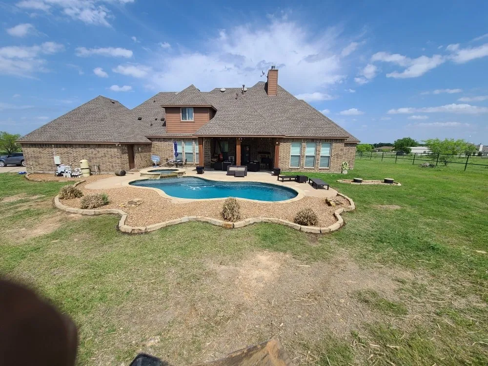 Custom outdoor landscaping in Ponder, TX by Best Landscapes And Solutions NTX