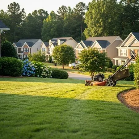 Custom lawn mowing service with custom design across Brookhaven, GA - Best Landscaping