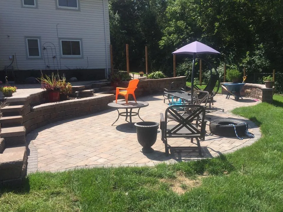 Custom outdoor landscaping for homes in andover, MN by Best Outdoor Services