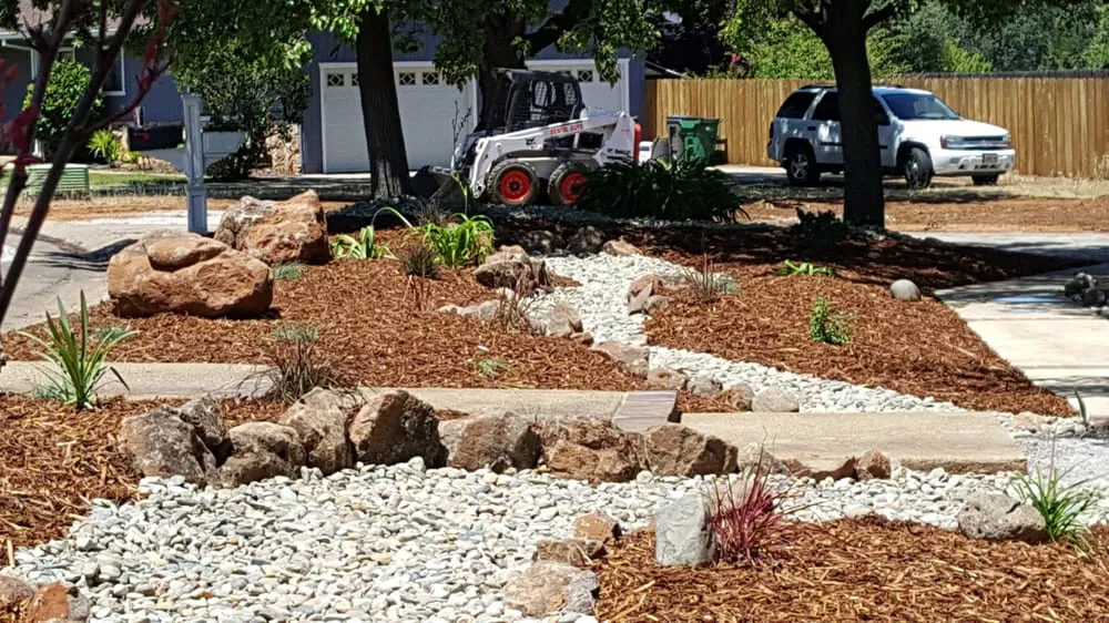 Expert landscape design in Anderson, CA by Best Price Landscapes & Hauling