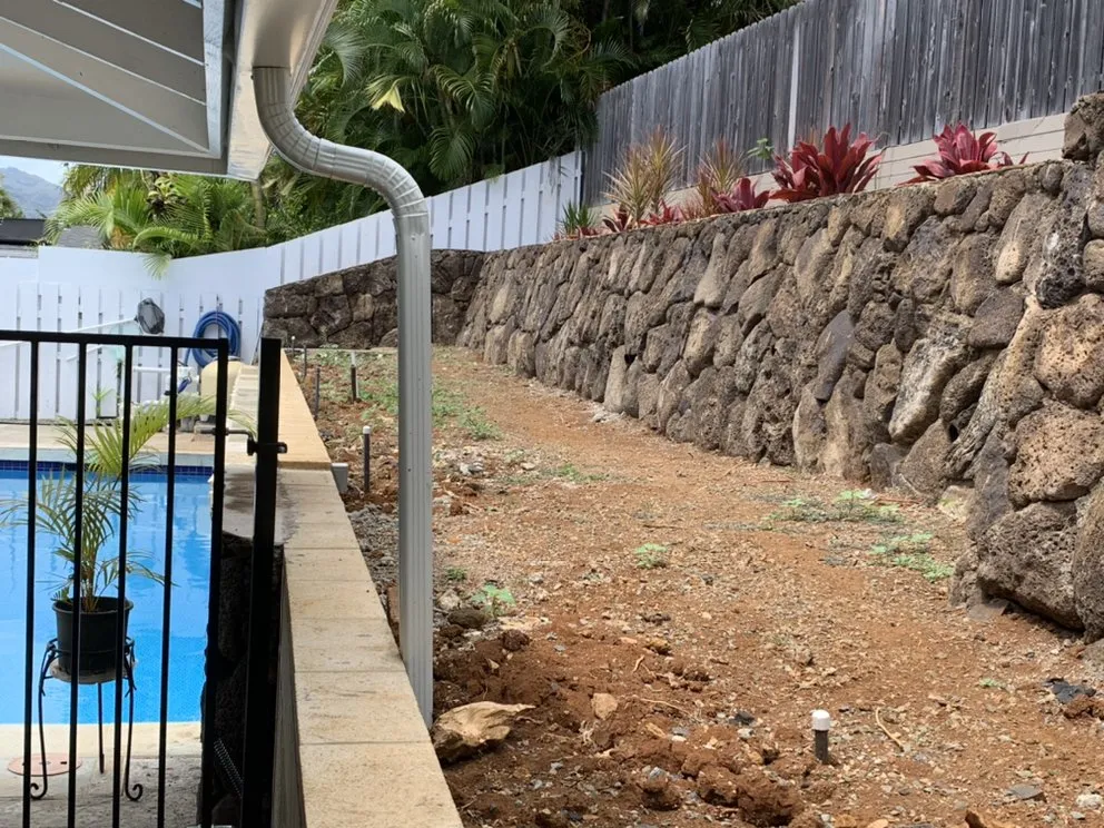 Custom outdoor landscaping for year-round maintenance in Waipahu, HI by Best Samaritan