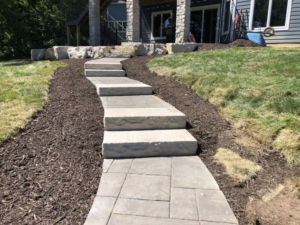 Affordable yard cleanup service for year-round maintenance in La Porte, IN by Bethel Natural Stone Masonry