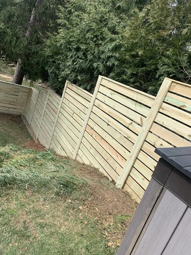 Custom landscape installation in Bethesda, MD by Bethesda's Landscaping