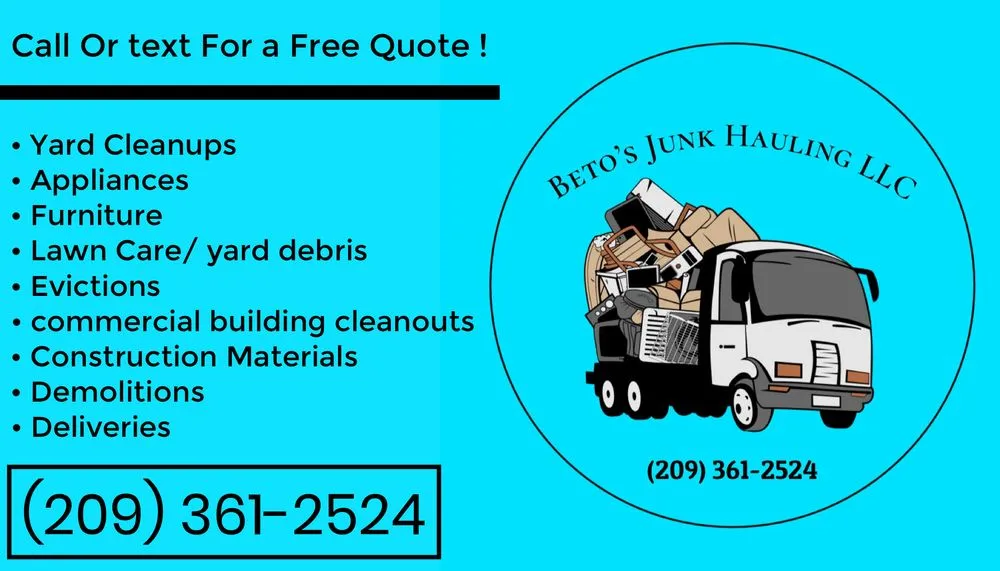 Local outdoor landscaping for year-round maintenance in Stockton, CA by Beto’s Junk Hauling