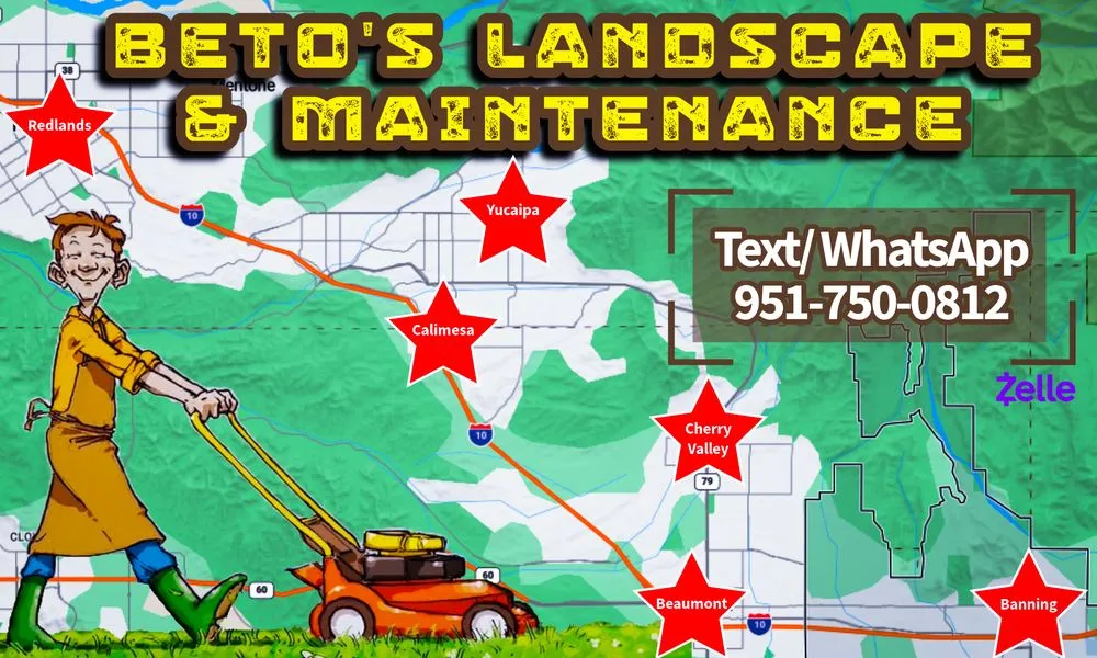 Custom landscaping services in Banning, CA by Beto's Landscape & Maintenance