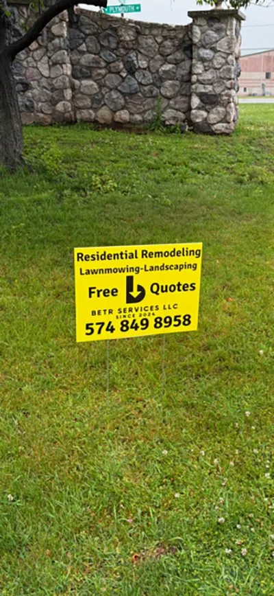 Professional residential landscaping in Middlebury, IN - BETR Services