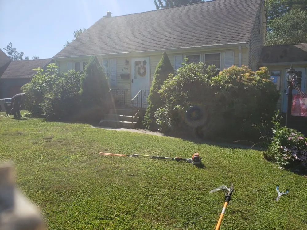 Custom landscape installation in New Britain, CT by Better Greens Landscaping