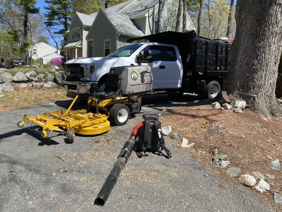 Expert lawn mowing service in Lowell, MA by Better Grounds Management