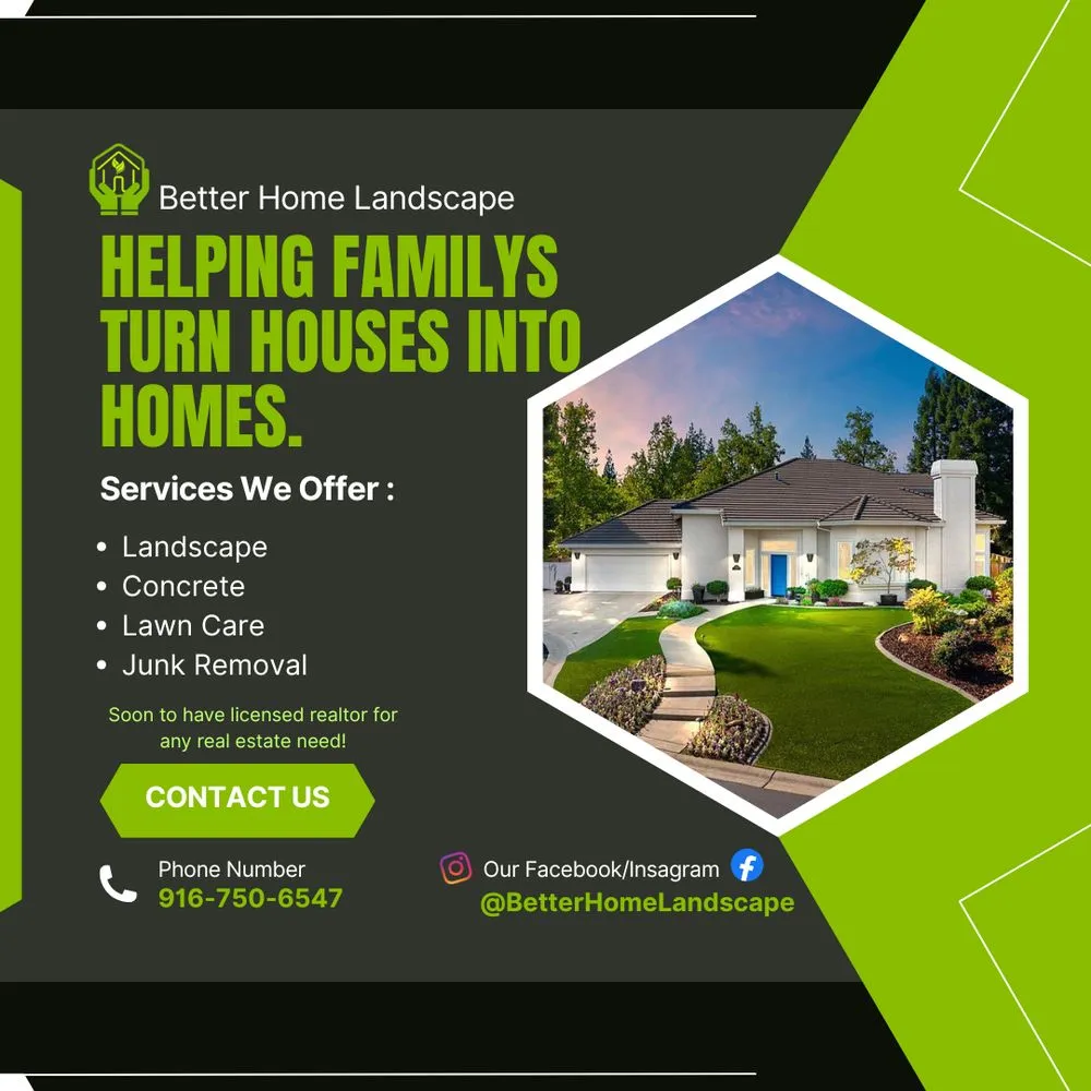 Trusted lawn care service in Yuba City, CA by Better Home Landscape