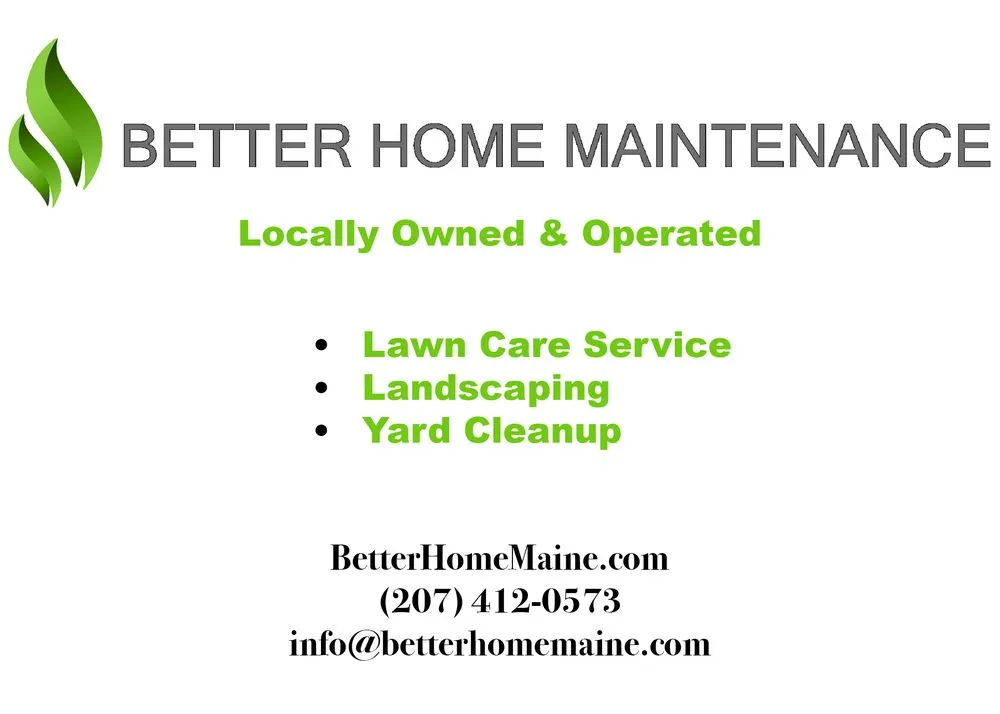 Custom landscape installation for year-round maintenance in Ellsworth, ME by Better Home Maintenance