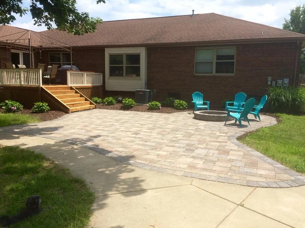 Professional yard maintenance with custom design in Midland, MI by Better Lawns & Landscaping
