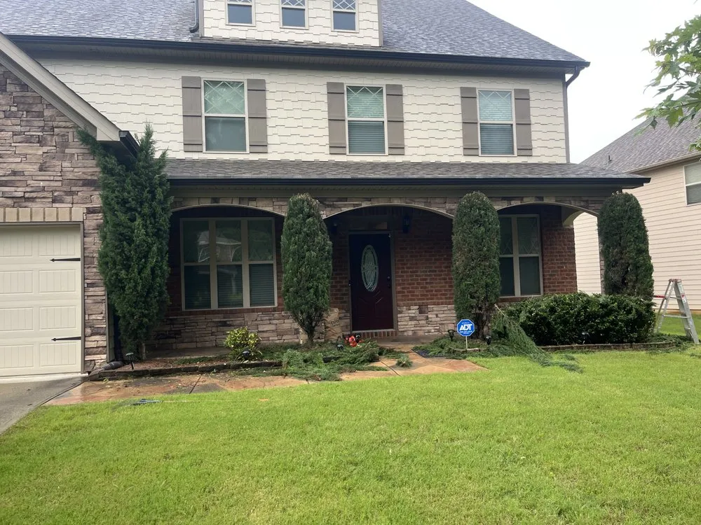 Custom landscape design in Powder Springs, GA by Better Than Goats Lawncare