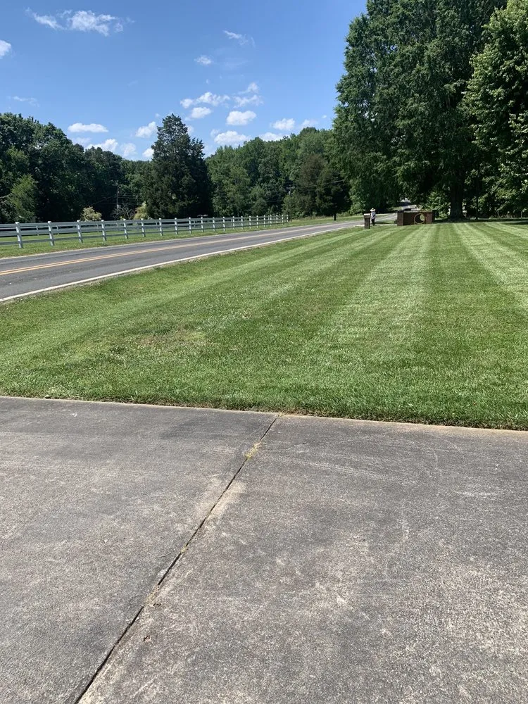 Custom landscape installation for homes in Salisbury, NC by Betty Lawn Care