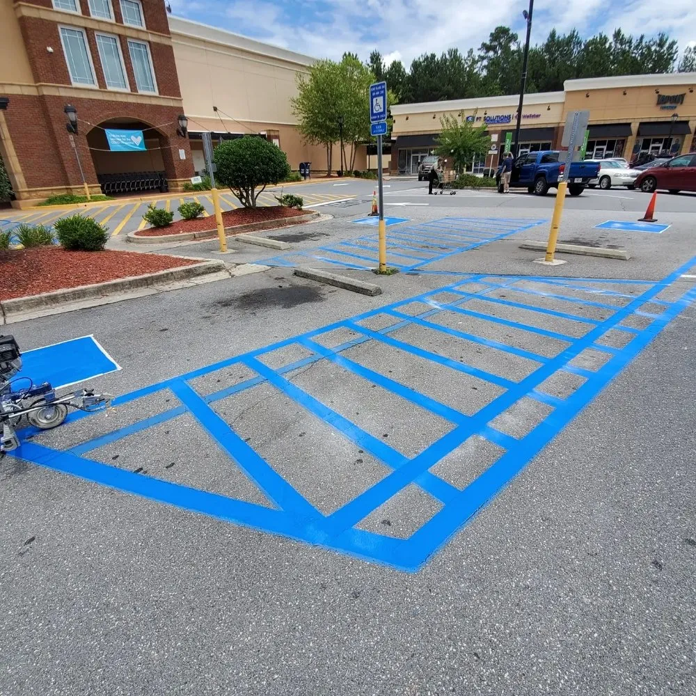Local yard maintenance experts serving Acworth, GA - Between the Lines Parking Lot Renovations