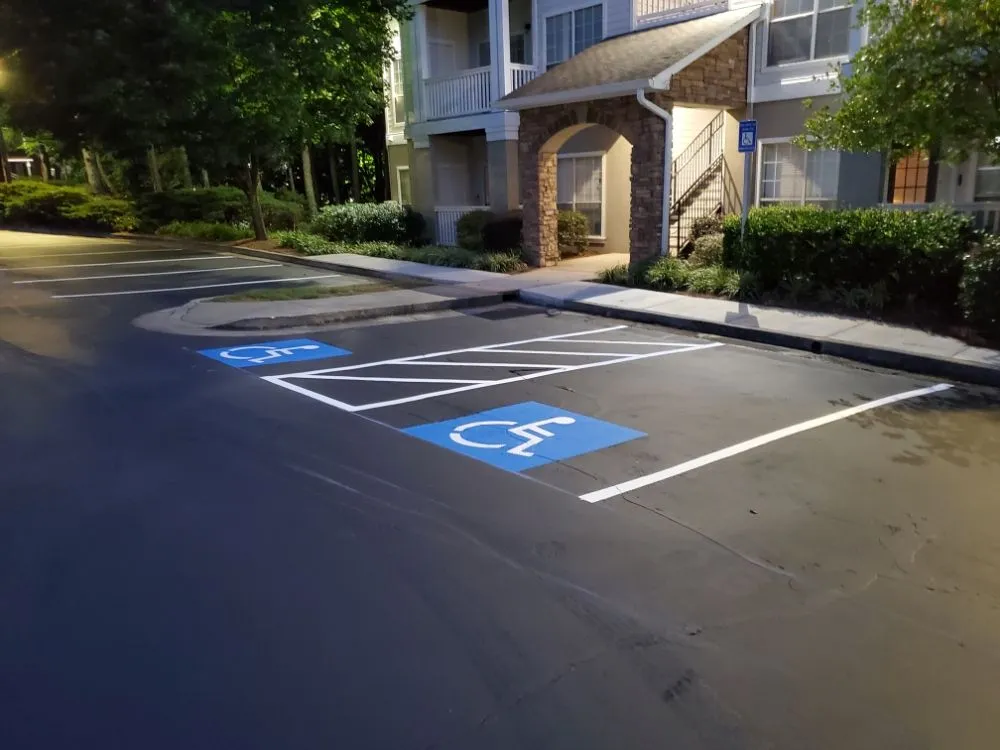 Professional outdoor landscaping for year-round maintenance across Acworth, GA - Between the Lines Parking Lot Renovations