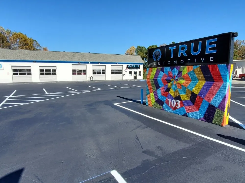 Affordable landscaping services in Acworth, GA by Between the Lines Parking Lot Renovations