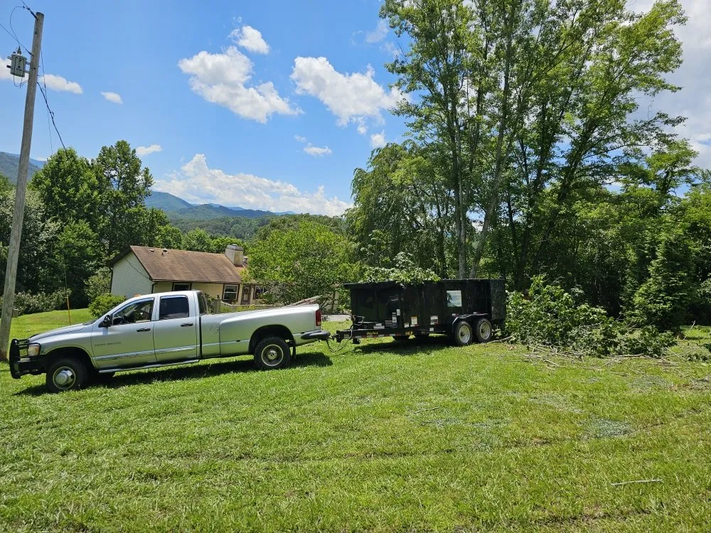 Affordable yard maintenance for residential properties in Asheville, NC by Bevans Tree Service