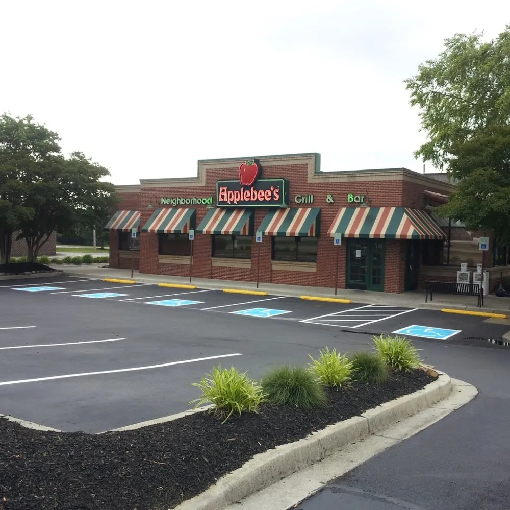 Local landscape installation in Maryville, TN by Bevco Parking Services