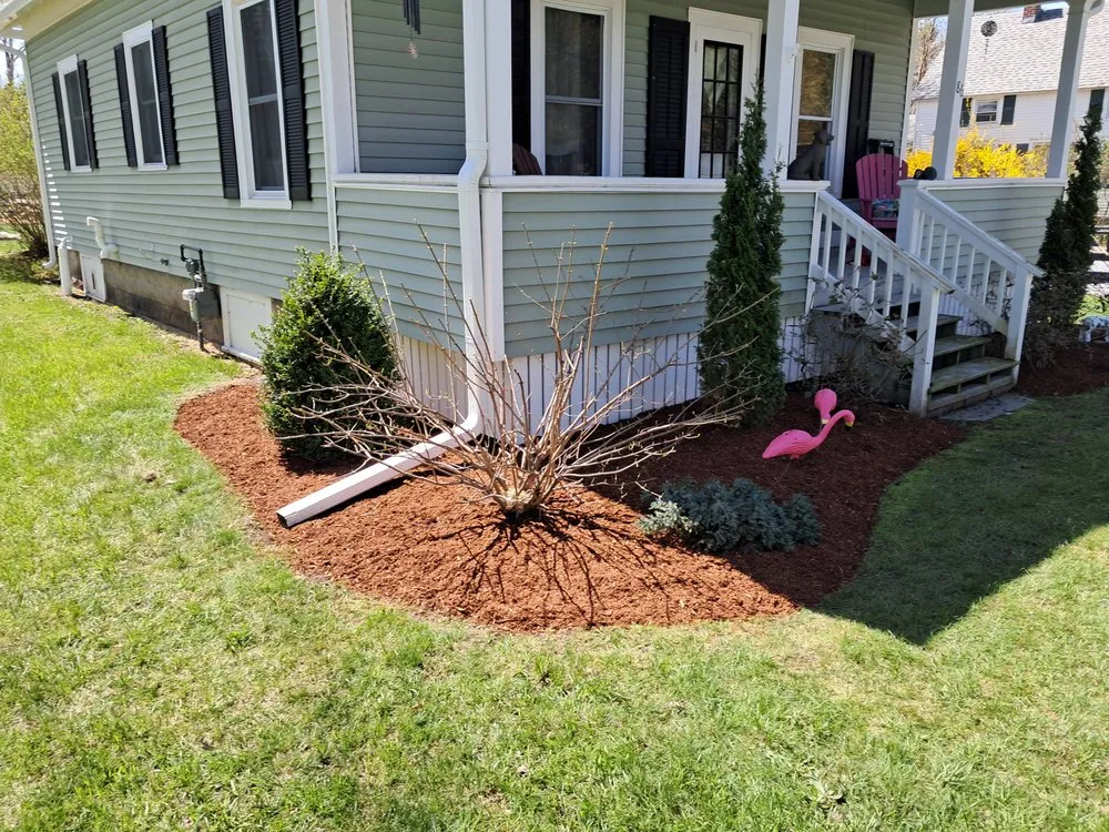 Local landscape installation in Middlebury, VT by B.E.W Landscaping