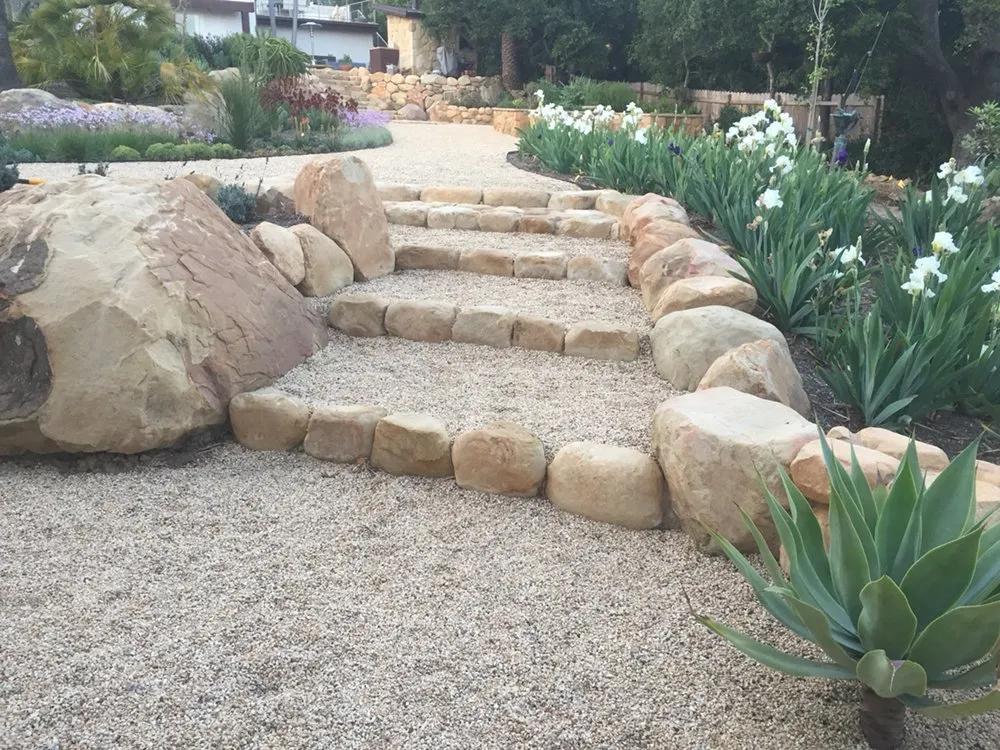 Custom garden landscaping in Goleta, CA by Beyond Landscaping