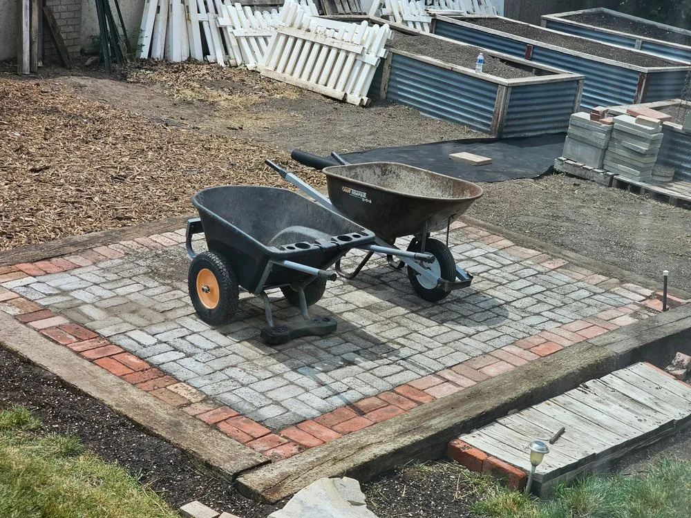 Custom landscape design with custom design in Brigham City, UT by Beyond The Bush & Brick