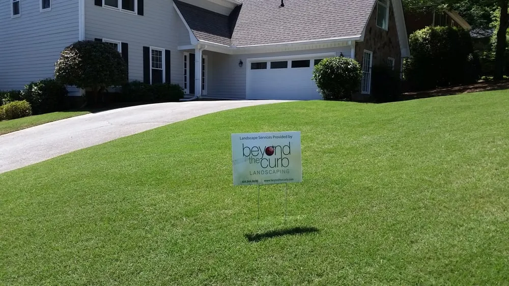 Expert lawn mowing service for year-round maintenance across Atlanta, GA - Beyond the Curb Landscaping