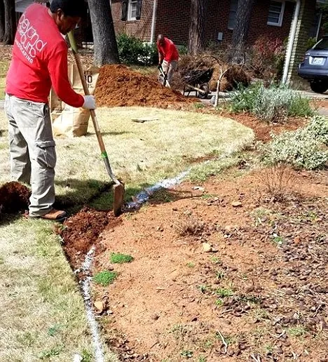 Local landscape installation for homes in Atlanta, GA by Beyond the Curb Landscaping